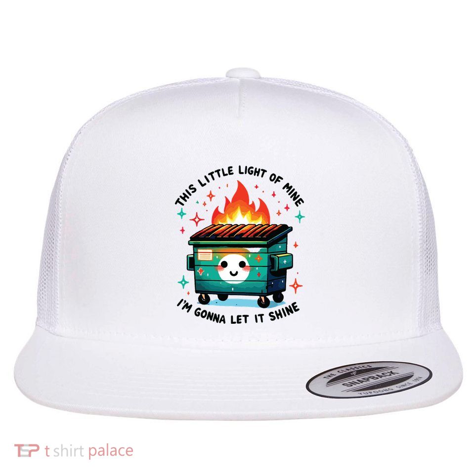 This Little Light Of Mine Flat Bill Trucker Hat