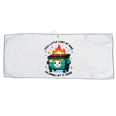 This Little Light Of Mine Large Microfiber Waffle Golf Towel