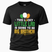 This Lucky Little Lad Is Going To Be Big Brother Cooling Performance Crew T-Shirt