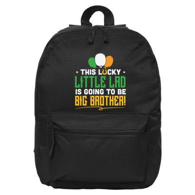 This Lucky Little Lad Is Going To Be Big Brother 16 in Basic Backpack