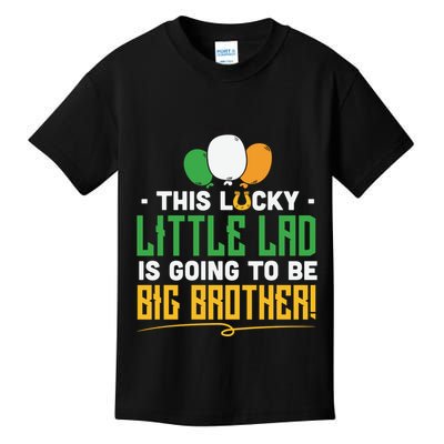 This Lucky Little Lad Is Going To Be Big Brother Kids T-Shirt