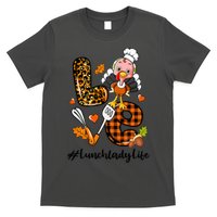 Thanksgiving Love Lunch Lady Turkey Fall T-Shirt