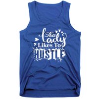 This Lady Likes To Hustle Gift Wife Mom Boss Gift Tank Top