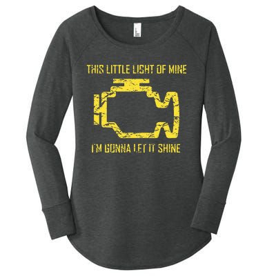 This Little Light Of Mine Check Engine Light Women's Perfect Tri Tunic Long Sleeve Shirt