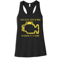 This Little Light Of Mine Check Engine Light Women's Racerback Tank