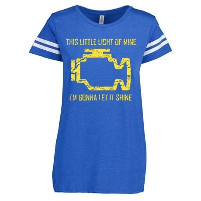 This Little Light Of Mine Check Engine Light Enza Ladies Jersey Football T-Shirt