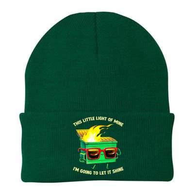 This Little Lightof Mine Lil Dumpster Fire Knit Cap Winter Beanie