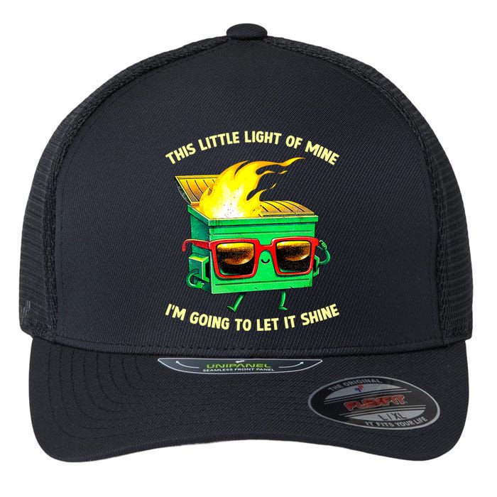 This Little Lightof Mine Lil Dumpster Fire Flexfit Unipanel Trucker Cap