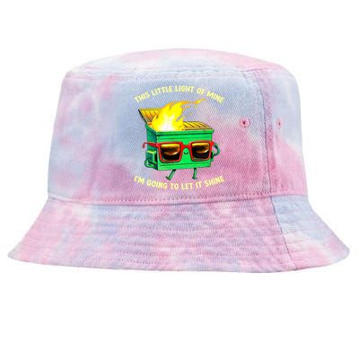 This Little Lightof Mine Lil Dumpster Fire Tie-Dyed Bucket Hat