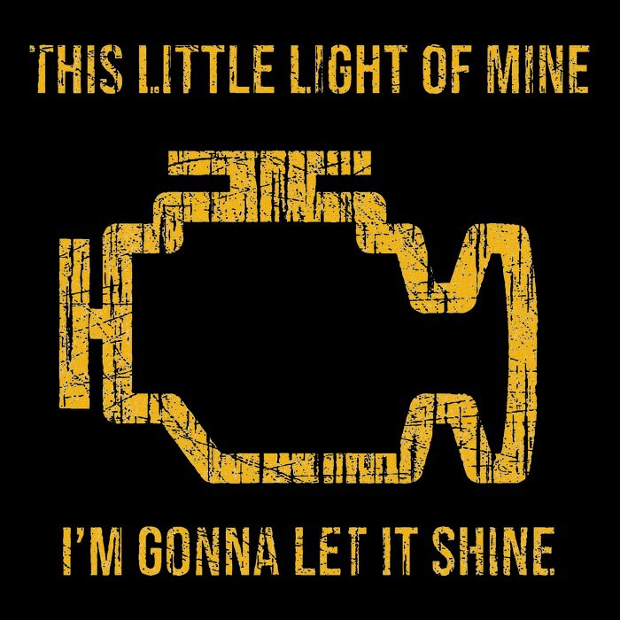 This Little Light Of Mine Check Engine Light Backpack
