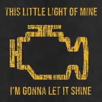 This Little Light Of Mine Check Engine Light Adult Drive Performance Visor