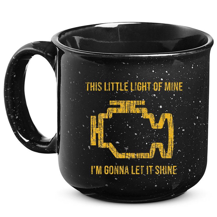 This Little Light Of Mine Check Engine Light 15oz Campfire Ceramic Mug