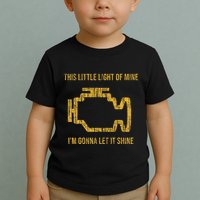 This Little Light Of Mine Check Engine Light Toddler T-Shirt