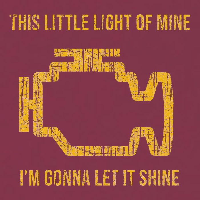 This Little Light Of Mine Check Engine Light 16oz Travel Tumbler