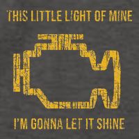 This Little Light Of Mine Check Engine Light Vector Backpack