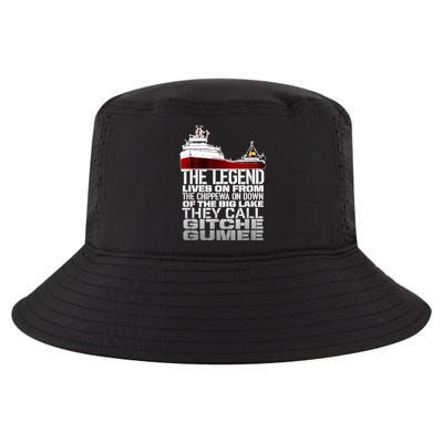 The Legend Lives On Edmund Fitzgerald Cool Comfort Performance Bucket Hat