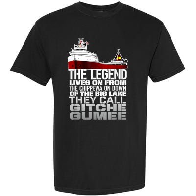 The Legend Lives On Edmund Fitzgerald Garment-Dyed Heavyweight T-Shirt