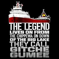 The Legend Lives On Edmund Fitzgerald Cooling Performance Crew T-Shirt