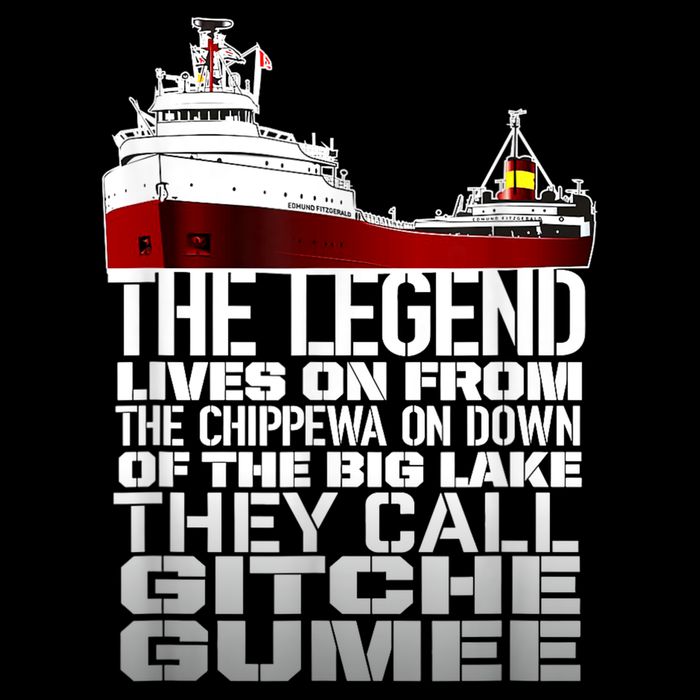 The Legend Lives On Edmund Fitzgerald Cooling Performance Crew T-Shirt