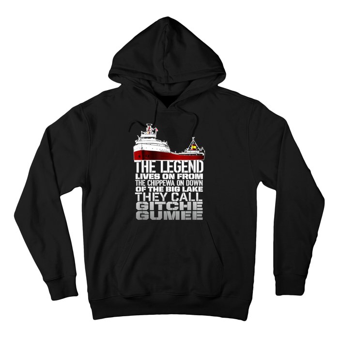 The Legend Lives On Edmund Fitzgerald Hoodie