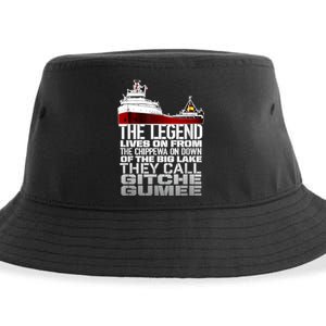 The Legend Lives On Edmund Fitzgerald Sustainable Bucket Hat