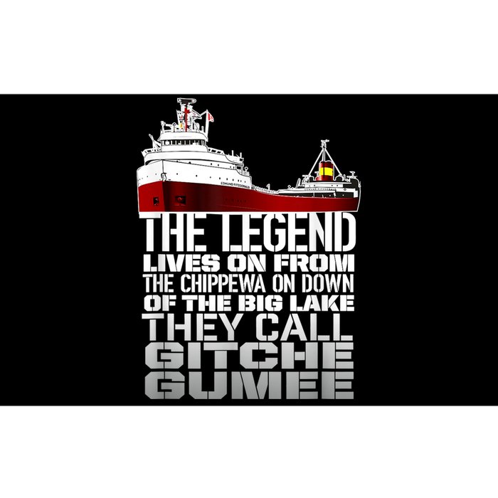 The Legend Lives On Edmund Fitzgerald Bumper Sticker