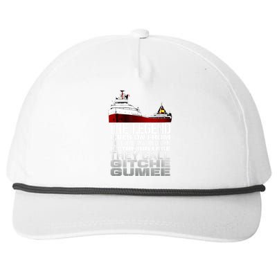 The Legend Lives On Edmund Fitzgerald Snapback Five-Panel Rope Hat