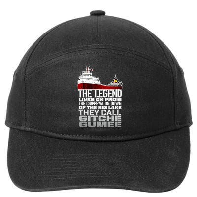 The Legend Lives On Edmund Fitzgerald 7-Panel Snapback Hat