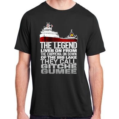 The Legend Lives On Edmund Fitzgerald Adult ChromaSoft Performance T-Shirt