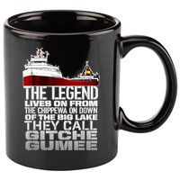 The Legend Lives On Edmund Fitzgerald 11oz C Handle Ceramic Mug