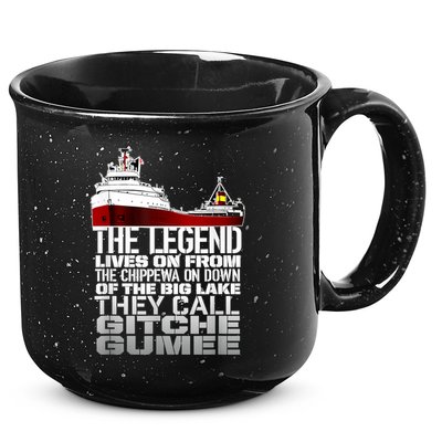 The Legend Lives On Edmund Fitzgerald 15oz Campfire Ceramic Mug