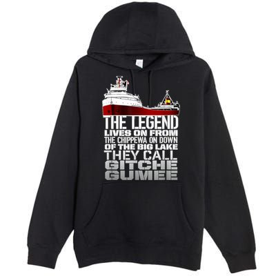 The Legend Lives On Edmund Fitzgerald Premium Pullover Hoodie