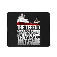 The Legend Lives On Edmund Fitzgerald Mousepad