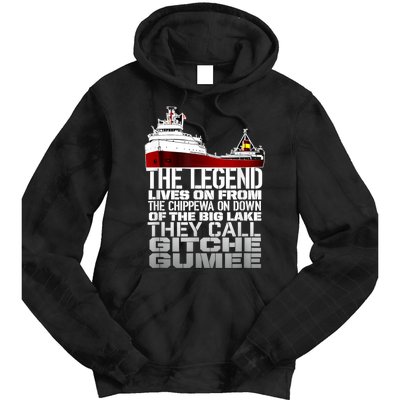 The Legend Lives On Edmund Fitzgerald Tie Dye Hoodie