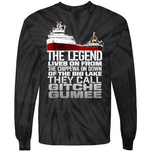 The Legend Lives On Edmund Fitzgerald Tie-Dye Long Sleeve Shirt