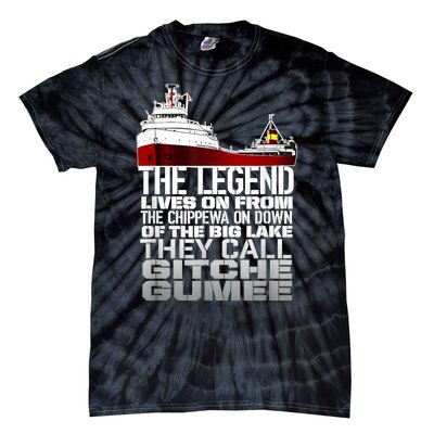 The Legend Lives On Edmund Fitzgerald Tie-Dye T-Shirt