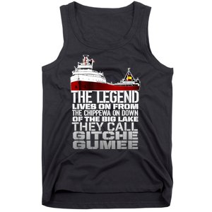 The Legend Lives On Edmund Fitzgerald Tank Top