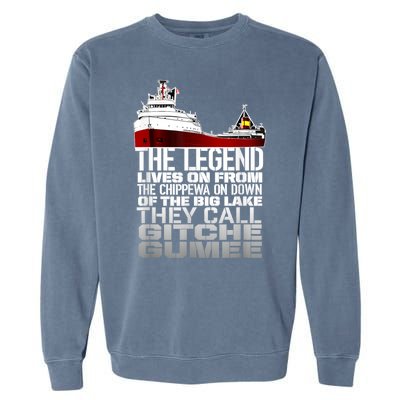 The Legend Lives On Edmund Fitzgerald Garment-Dyed Sweatshirt