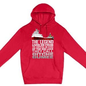 The Legend Lives On Edmund Fitzgerald Premium Pullover Hoodie