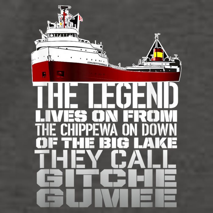 The Legend Lives On Edmund Fitzgerald Vector Backpack