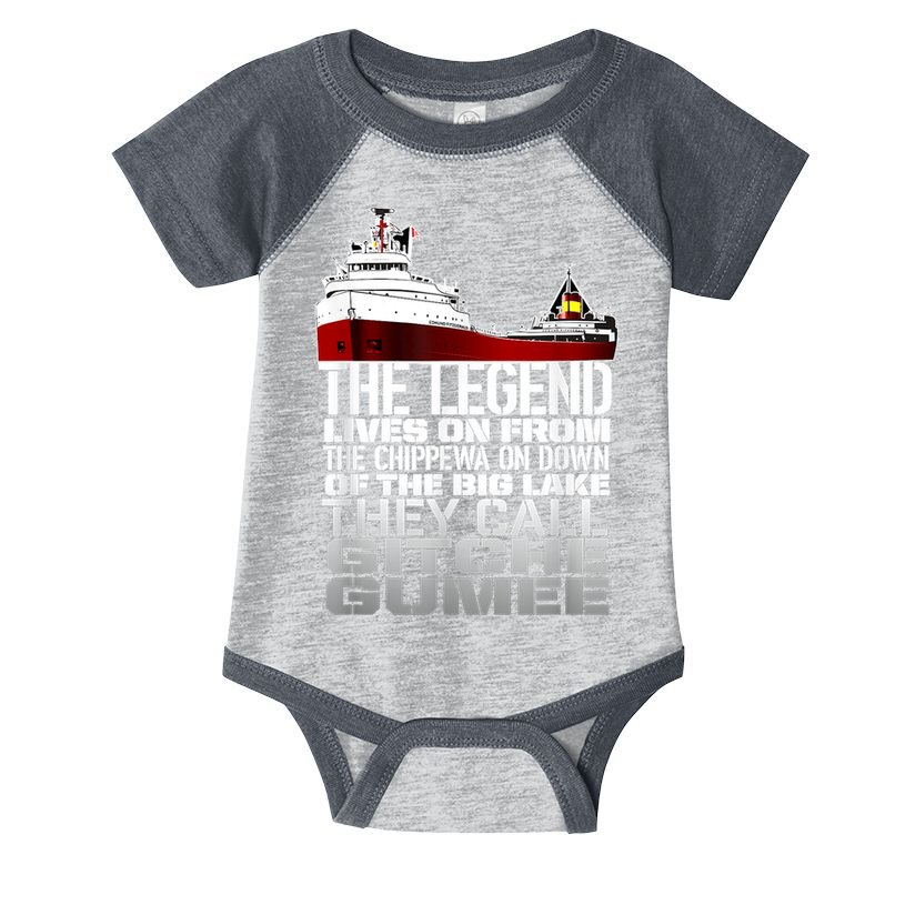 The Legend Lives On Edmund Fitzgerald Infant Baby Jersey Bodysuit
