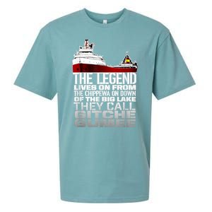 The Legend Lives On Edmund Fitzgerald Sueded Cloud Jersey T-Shirt