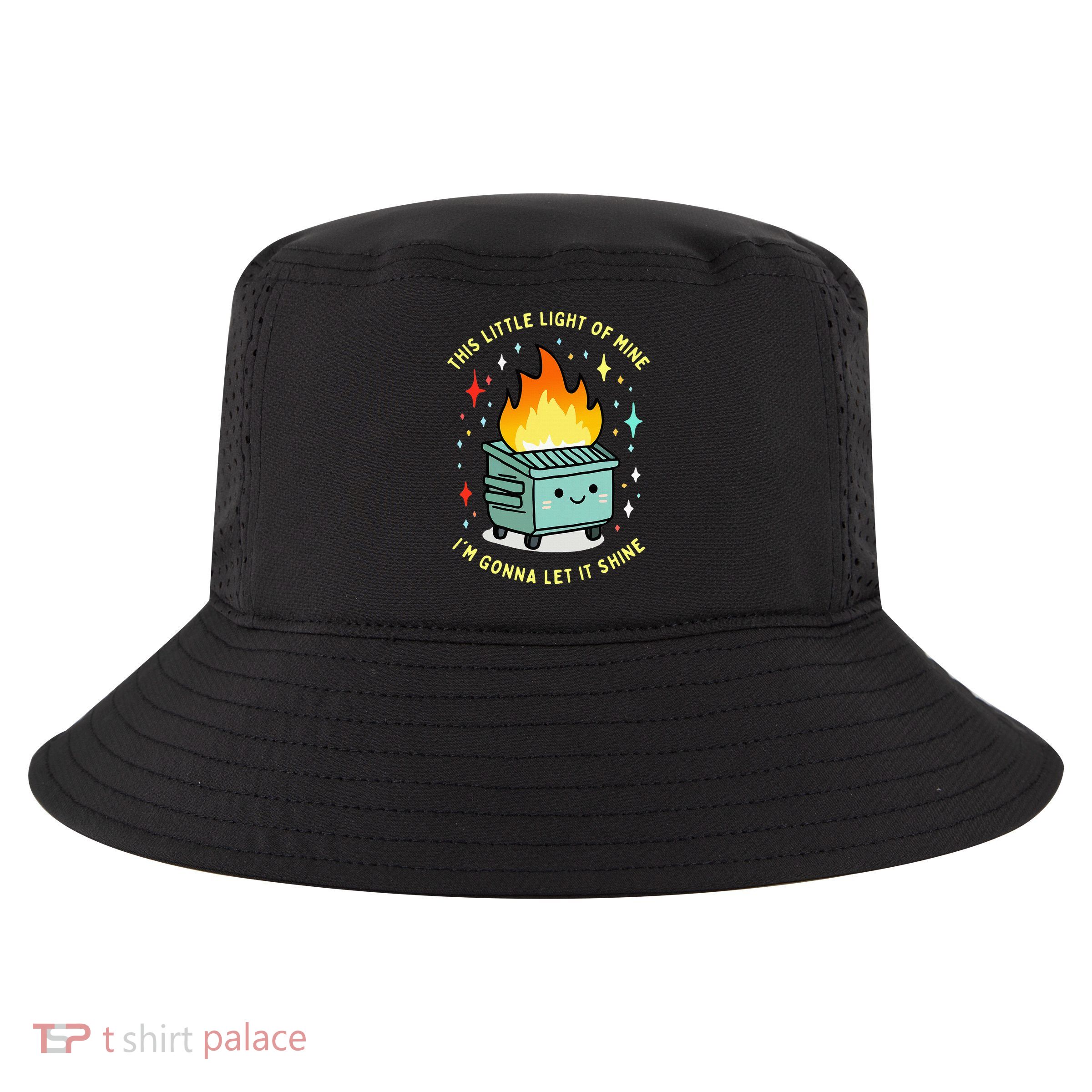 This Little Light-Of Mine Lil Dumpster Fire  Cool Comfort Performance Bucket Hat