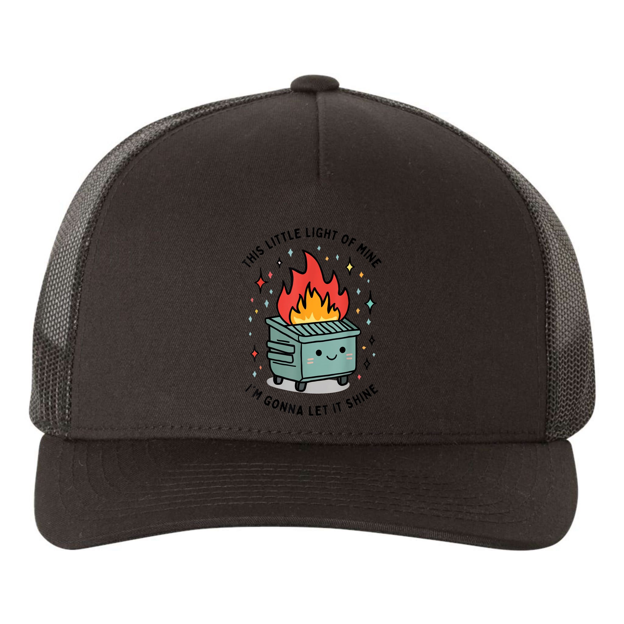 This Little Light Of Mine IM Gonna Let It Shine Yupoong Adult 5-Panel Trucker Hat