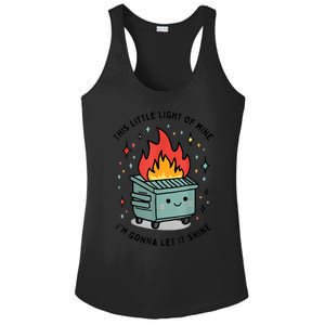 This Little Light Of Mine IM Gonna Let It Shine Ladies PosiCharge Competitor Racerback Tank