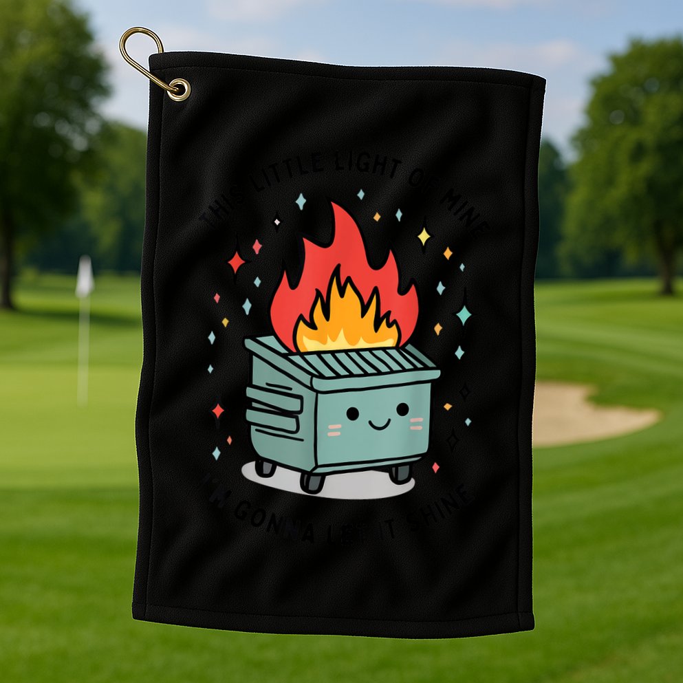 This Little Light Of Mine IM Gonna Let It Shine Golf Towel