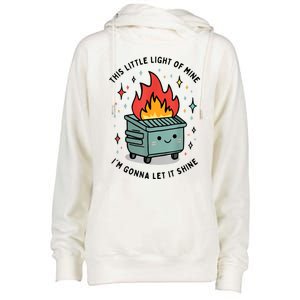 This Little Light Of Mine IM Gonna Let It Shine Womens Funnel Neck Pullover Hood