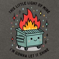 This Little Light Of Mine IM Gonna Let It Shine Cotton Canvas Backpack