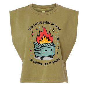 This Little Light Of Mine IM Gonna Let It Shine Garment-Dyed Women's Muscle Tee