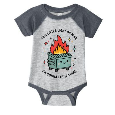 This Little Light Of Mine IM Gonna Let It Shine Infant Baby Jersey Bodysuit